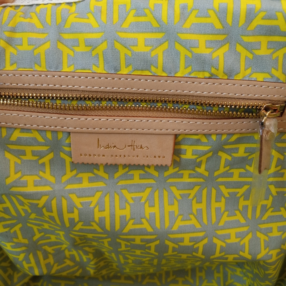India Hicks Riviera Basket Rapeseed Bag - Picture 9 of 16